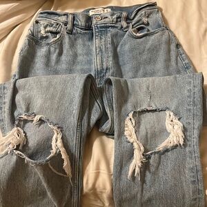 Abercrombie and Fitch the 90’s straight ultra high rise jeans size 28